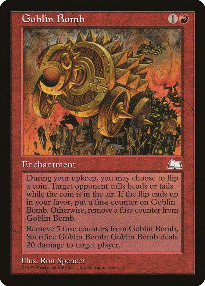 Goblin Bomb [Weatherlight] MTG Single Magic: The Gathering    | Red Claw Gaming