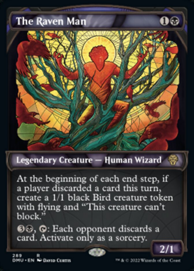 The Raven Man (Showcase) [Dominaria United] MTG Single Magic: The Gathering    | Red Claw Gaming