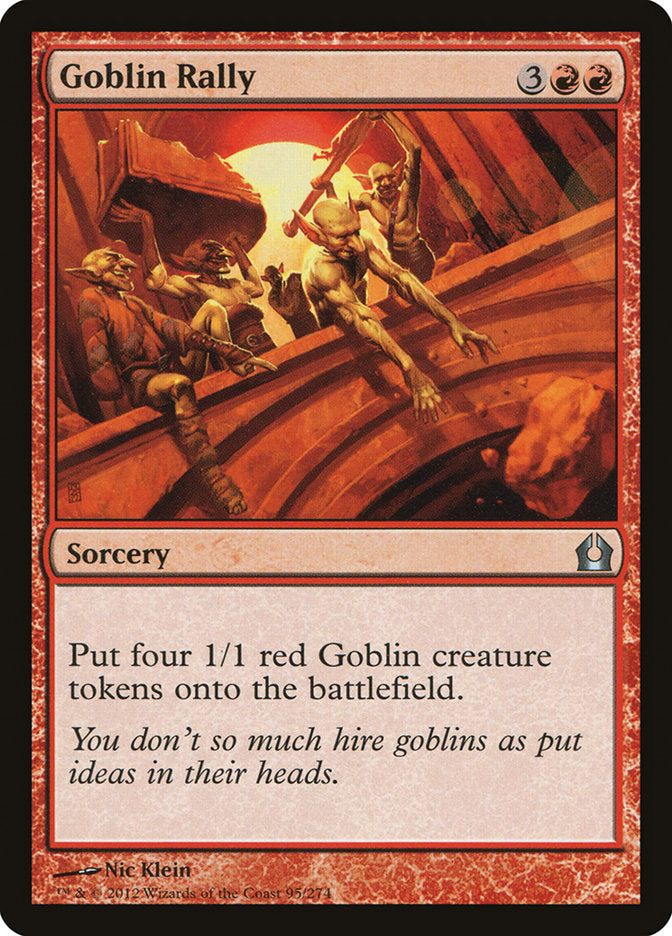 Goblin Rally [Return to Ravnica] MTG Single Magic: The Gathering    | Red Claw Gaming