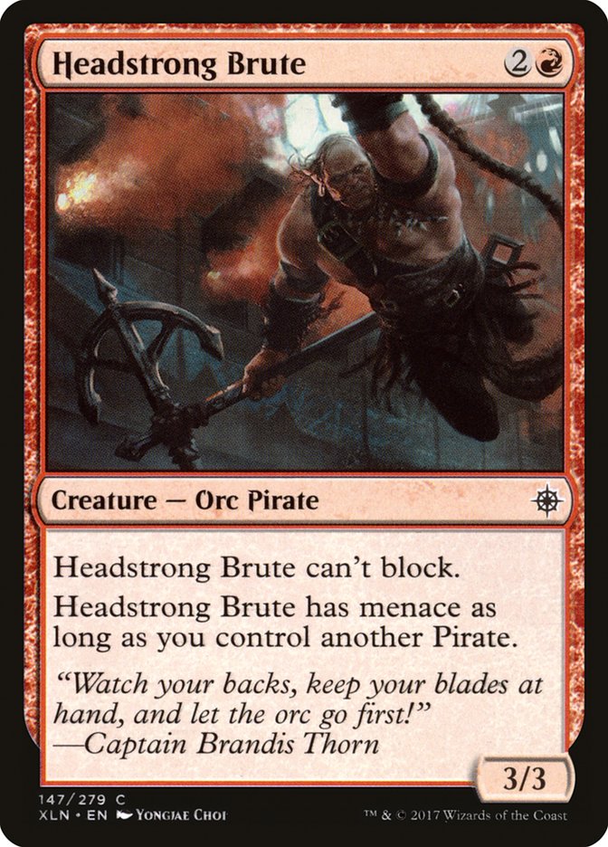 Headstrong Brute [Ixalan] MTG Single Magic: The Gathering    | Red Claw Gaming