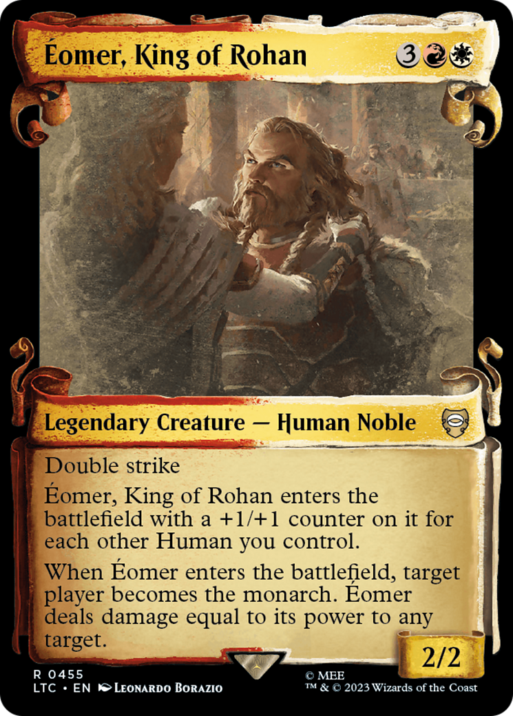 Eomer, King of Rohan [The Lord of the Rings: Tales of Middle-Earth Commander Showcase Scrolls] MTG Single Magic: The Gathering    | Red Claw Gaming