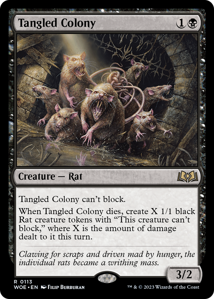 Tangled Colony [Wilds of Eldraine] MTG Single Magic: The Gathering    | Red Claw Gaming