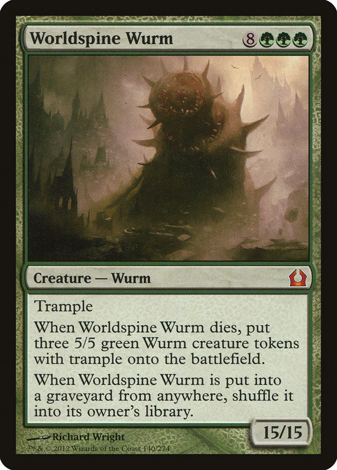 Worldspine Wurm [Return to Ravnica] MTG Single Magic: The Gathering    | Red Claw Gaming
