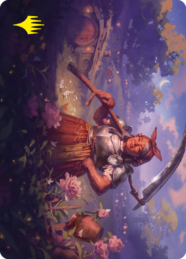 Took Reaper Art Card (Gold-Stamped Signature) [The Lord of the Rings: Tales of Middle-earth Art Series] MTG Single Magic: The Gathering    | Red Claw Gaming