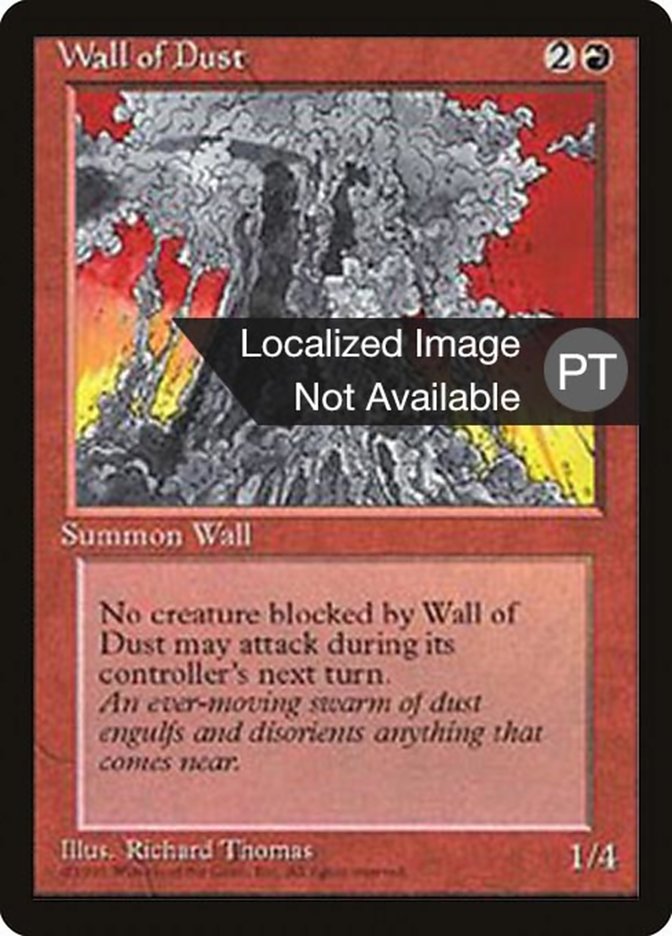 Wall of Dust [Fourth Edition (Foreign Black Border)] MTG Single Magic: The Gathering    | Red Claw Gaming