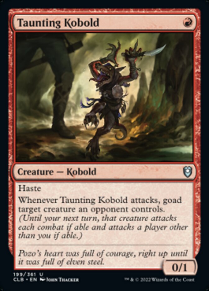 Taunting Kobold [Commander Legends: Battle for Baldur's Gate] MTG Single Magic: The Gathering    | Red Claw Gaming