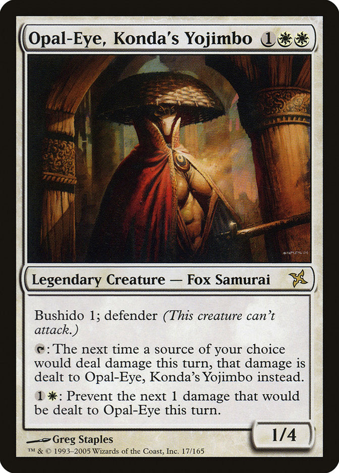 Opal-Eye, Konda's Yojimbo [Betrayers of Kamigawa] MTG Single Magic: The Gathering    | Red Claw Gaming