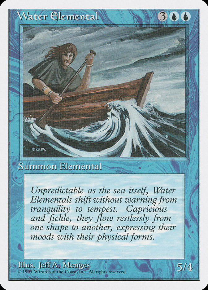 Water Elemental [Fourth Edition] MTG Single Magic: The Gathering    | Red Claw Gaming