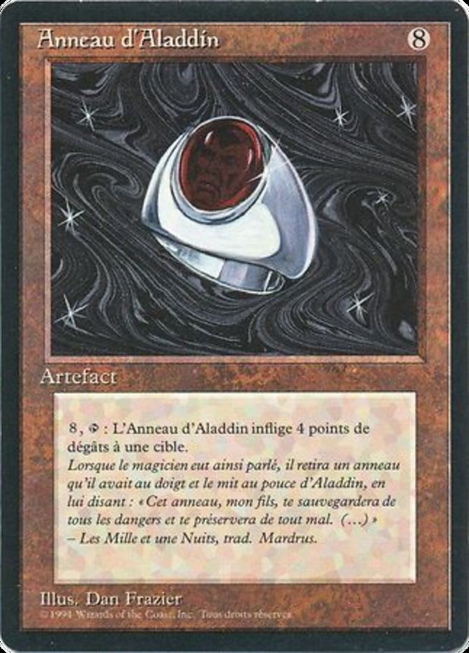 Aladdin's Ring [Foreign Black Border] MTG Single Magic: The Gathering    | Red Claw Gaming