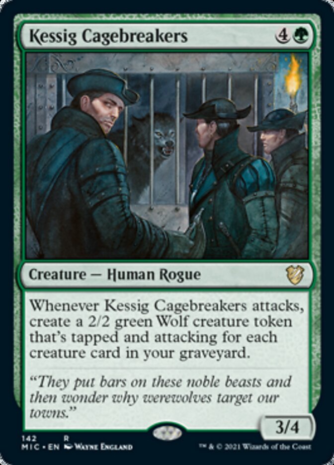 Kessig Cagebreakers [Innistrad: Midnight Hunt Commander] MTG Single Magic: The Gathering    | Red Claw Gaming