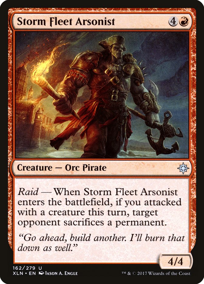 Storm Fleet Arsonist [Ixalan] MTG Single Magic: The Gathering    | Red Claw Gaming