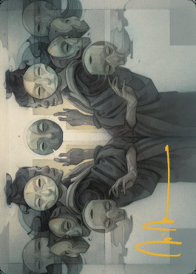 Vesuvan Duplimancy Art Card (Gold-Stamped Signature) [Dominaria United Art Series] MTG Single Magic: The Gathering    | Red Claw Gaming