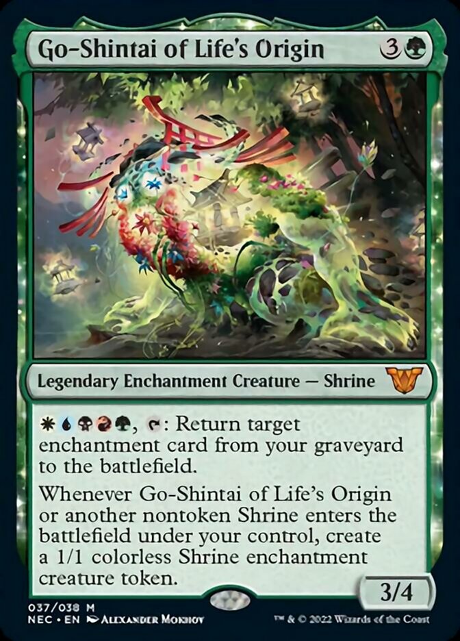 Go-Shintai of Life's Origin [Kamigawa: Neon Dynasty Commander] MTG Single Magic: The Gathering    | Red Claw Gaming
