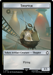 Junk // Thopter Double-Sided Token [Fallout Tokens] MTG Single Magic: The Gathering    | Red Claw Gaming