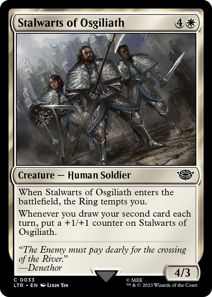 Stalwarts of Osgiliath [The Lord of the Rings: Tales of Middle-Earth] MTG Single Magic: The Gathering    | Red Claw Gaming