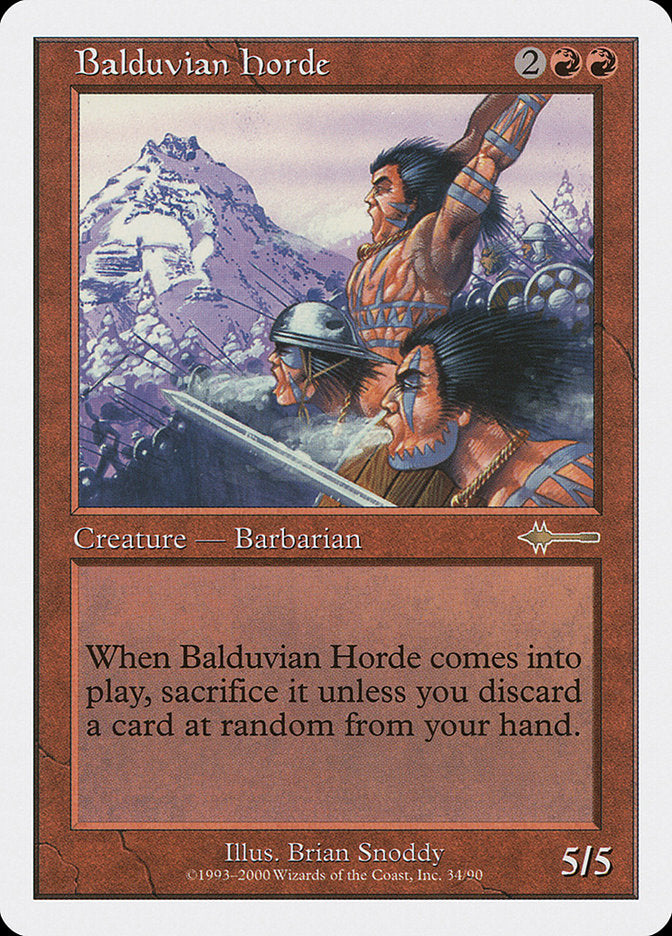 Balduvian Horde [Beatdown] MTG Single Magic: The Gathering    | Red Claw Gaming
