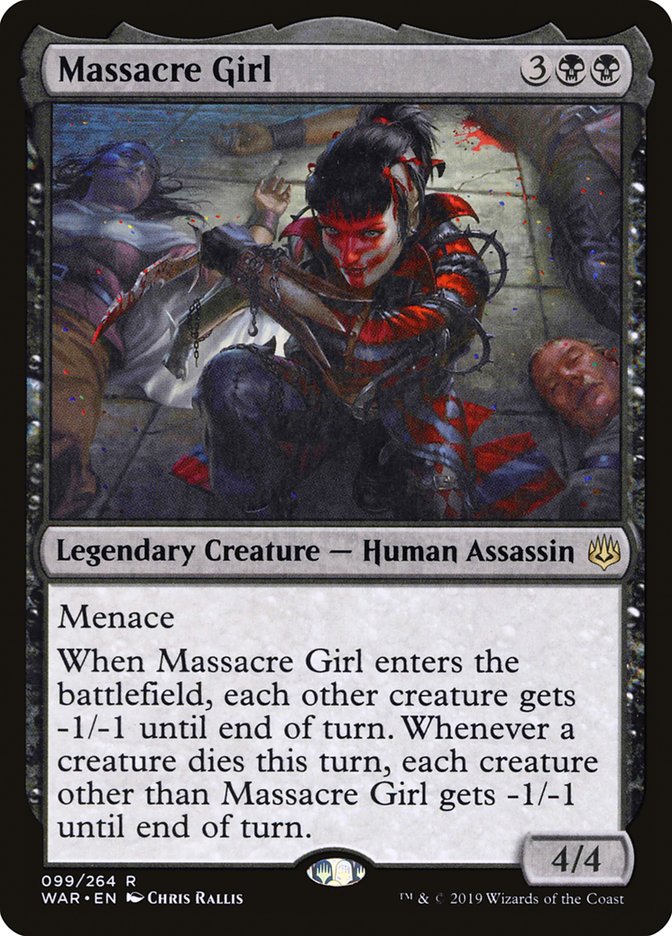 Massacre Girl [War of the Spark] MTG Single Magic: The Gathering    | Red Claw Gaming