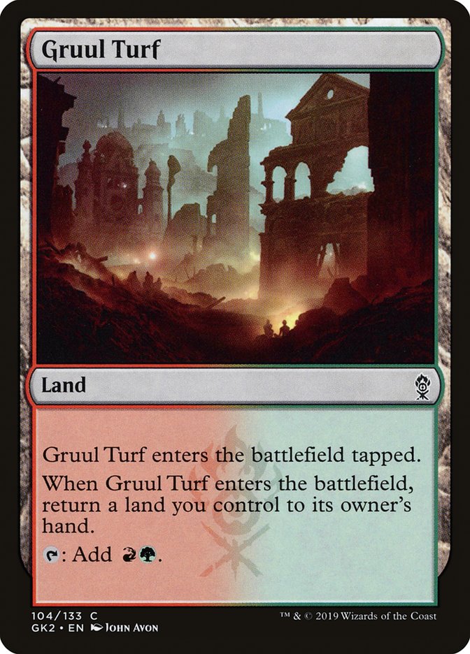 Gruul Turf [Ravnica Allegiance Guild Kit] MTG Single Magic: The Gathering    | Red Claw Gaming