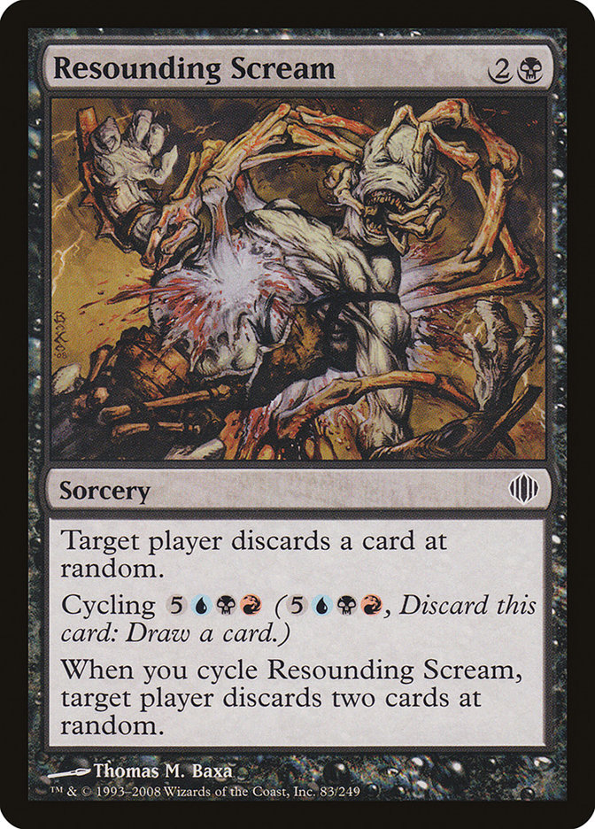 Resounding Scream [Shards of Alara] MTG Single Magic: The Gathering    | Red Claw Gaming