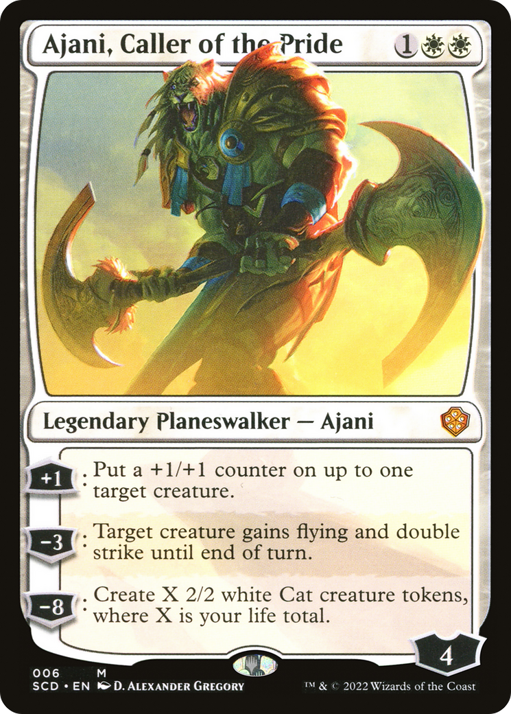 Ajani, Caller of the Pride [Starter Commander Decks] MTG Single Magic: The Gathering    | Red Claw Gaming
