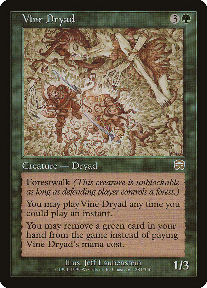 Vine Dryad [Mercadian Masques] MTG Single Magic: The Gathering    | Red Claw Gaming