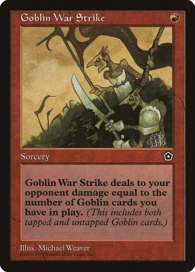 Goblin War Strike [Portal Second Age] MTG Single Magic: The Gathering    | Red Claw Gaming
