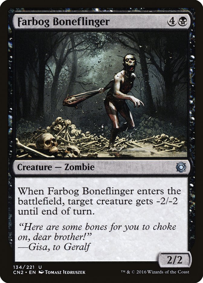 Farbog Boneflinger [Conspiracy: Take the Crown] MTG Single Magic: The Gathering    | Red Claw Gaming