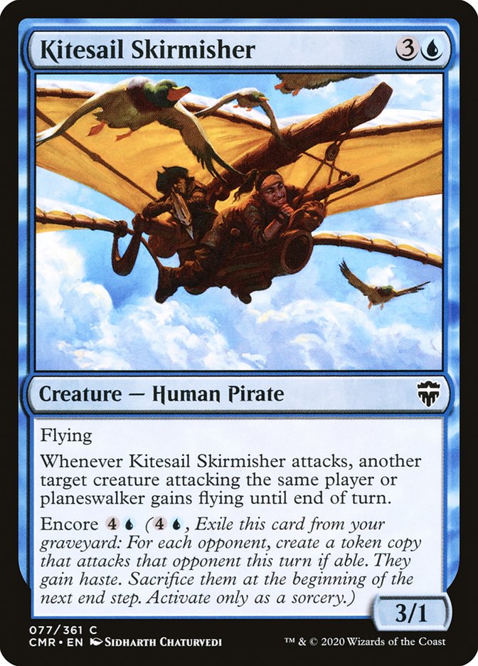 Kitesail Skirmisher [Commander Legends] MTG Single Magic: The Gathering    | Red Claw Gaming