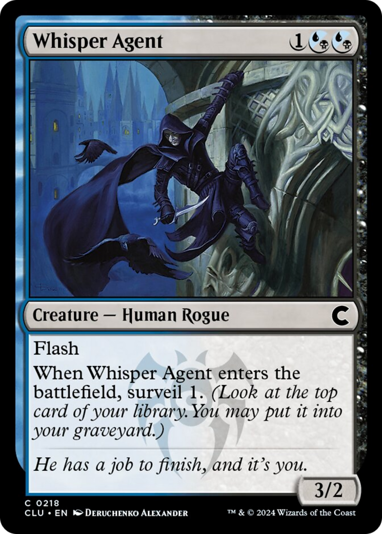 Whisper Agent [Ravnica: Clue Edition] MTG Single Magic: The Gathering    | Red Claw Gaming