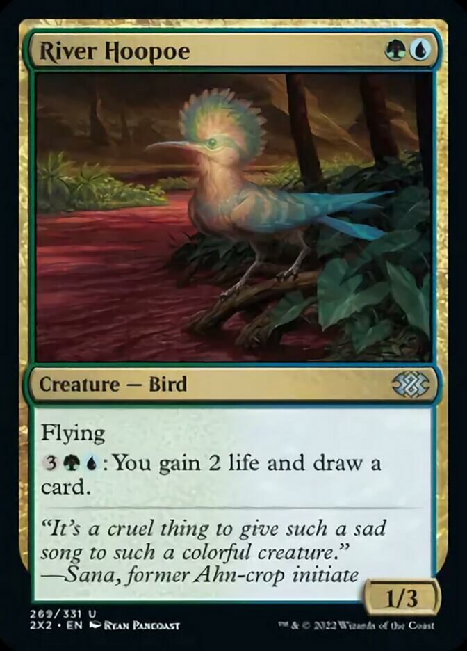 River Hoopoe [Double Masters 2022] MTG Single Magic: The Gathering    | Red Claw Gaming