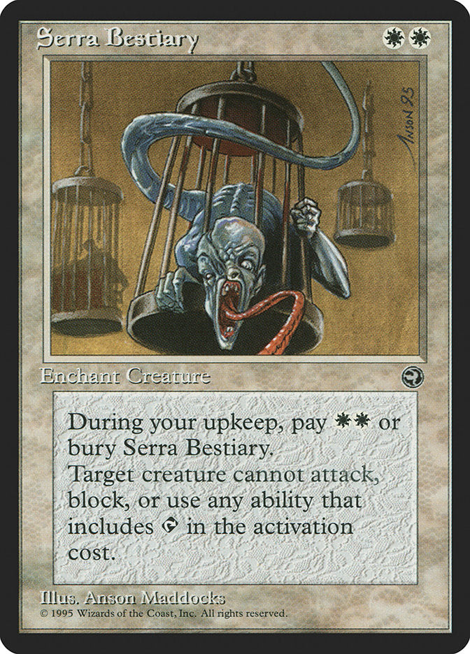 Serra Bestiary [Homelands] MTG Single Magic: The Gathering    | Red Claw Gaming
