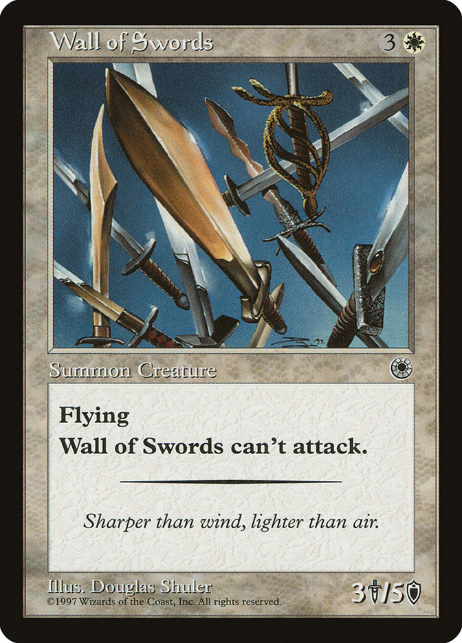 Wall of Swords [Portal] MTG Single Magic: The Gathering    | Red Claw Gaming