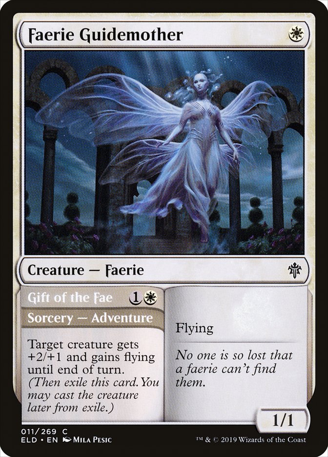 Faerie Guidemother // Gift of the Fae [Throne of Eldraine] MTG Single Magic: The Gathering    | Red Claw Gaming