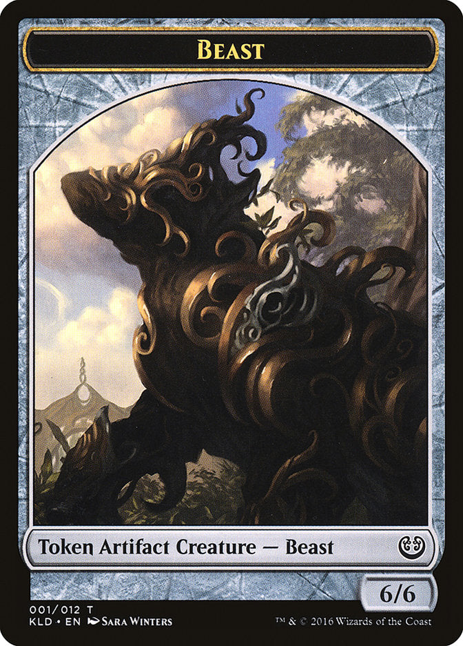 Beast Token [Kaladesh Tokens] MTG Single Magic: The Gathering    | Red Claw Gaming