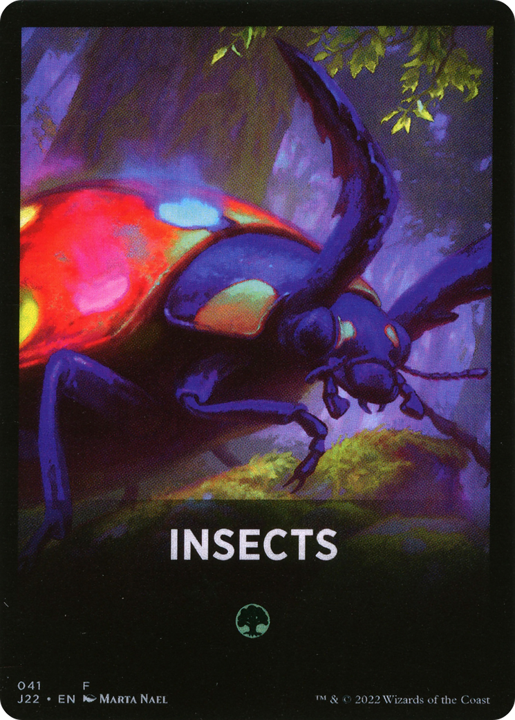 Insects Theme Card [Jumpstart 2022 Front Cards] MTG Single Magic: The Gathering    | Red Claw Gaming
