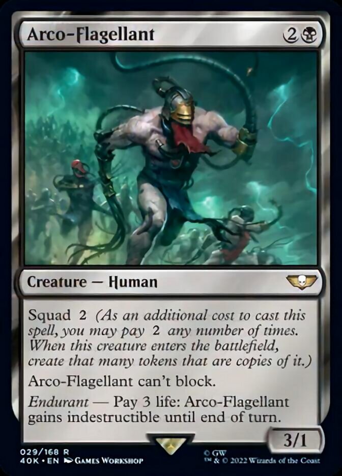 Arco-Flagellant (Surge Foil) [Warhammer 40,000] MTG Single Magic: The Gathering    | Red Claw Gaming