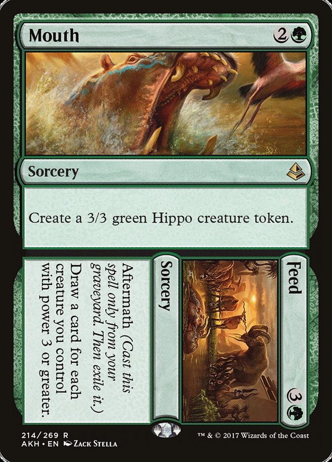 Mouth // Feed [Amonkhet] MTG Single Magic: The Gathering    | Red Claw Gaming