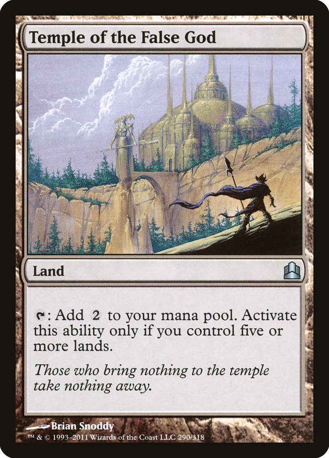Temple of the False God [Commander 2011] MTG Single Magic: The Gathering    | Red Claw Gaming