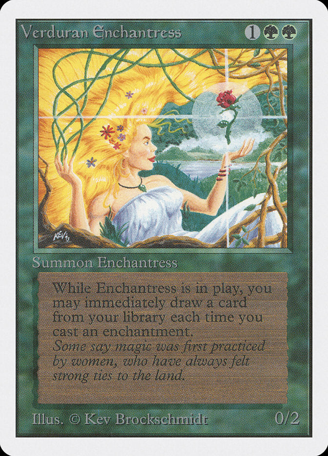 Verduran Enchantress [Unlimited Edition] MTG Single Magic: The Gathering    | Red Claw Gaming