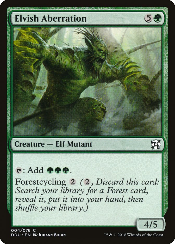 Elvish Aberration [Duel Decks: Elves vs. Inventors] MTG Single Magic: The Gathering    | Red Claw Gaming