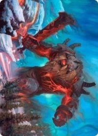 Quakebringer Art Card [Kaldheim Art Series] MTG Single Magic: The Gathering    | Red Claw Gaming