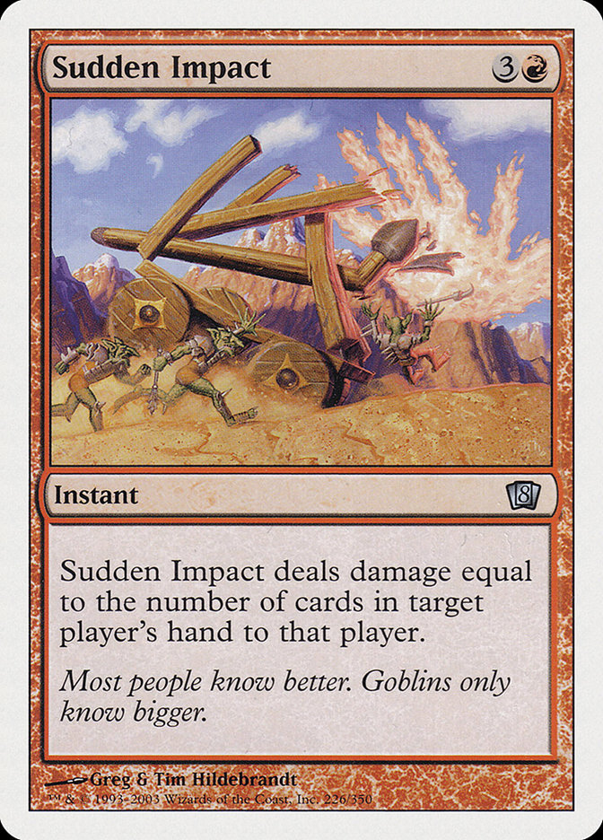 Sudden Impact [Eighth Edition] MTG Single Magic: The Gathering    | Red Claw Gaming