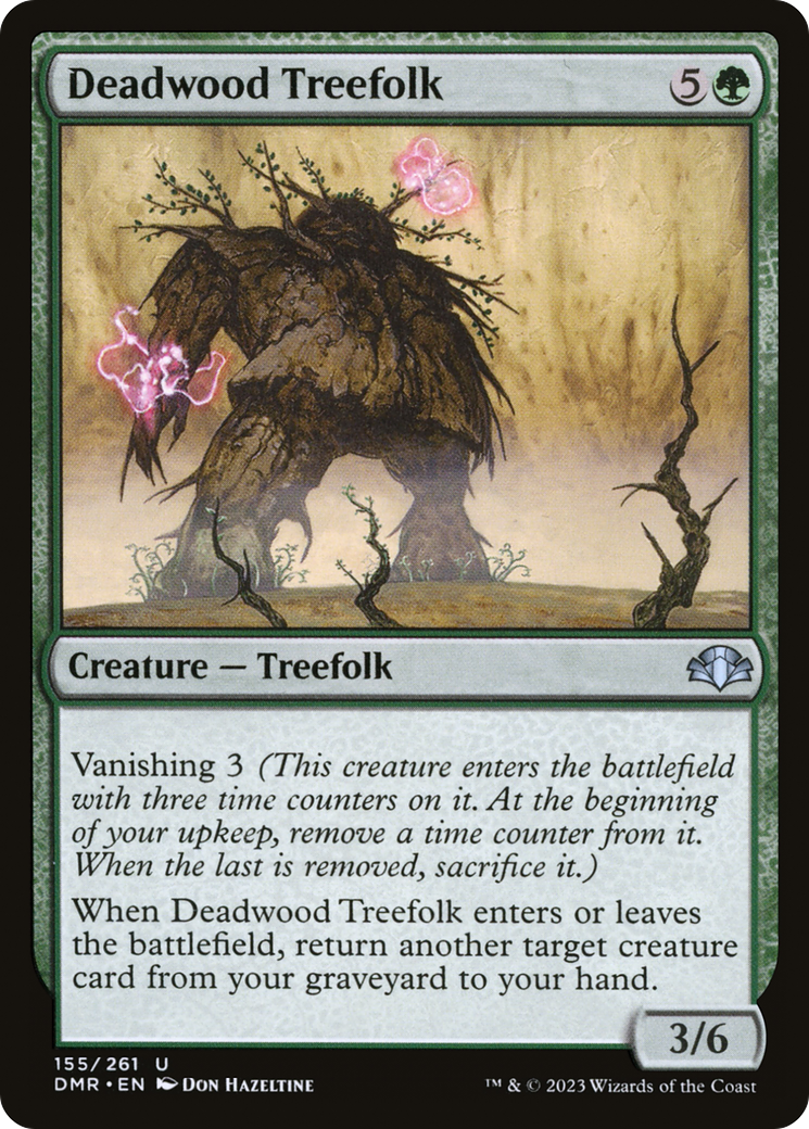 Deadwood Treefolk [Dominaria Remastered] MTG Single Magic: The Gathering    | Red Claw Gaming