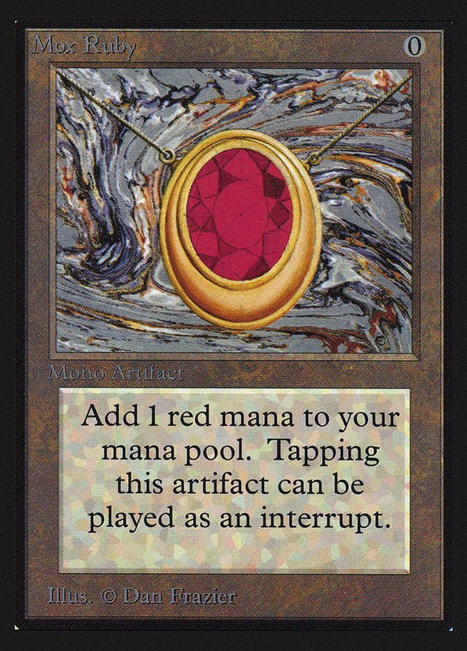 Mox Ruby [Collectors' Edition] MTG Single Magic: The Gathering    | Red Claw Gaming