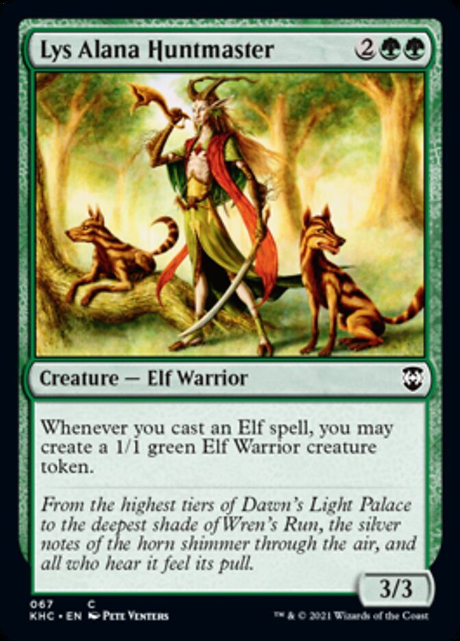 Lys Alana Huntmaster [Kaldheim Commander] MTG Single Magic: The Gathering    | Red Claw Gaming