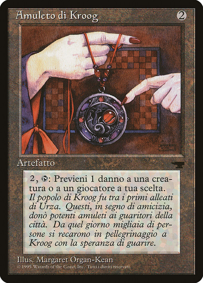 Amulet of Kroog (Italian) - "Amuleto di Kroog" [Rinascimento] MTG Single Magic: The Gathering    | Red Claw Gaming