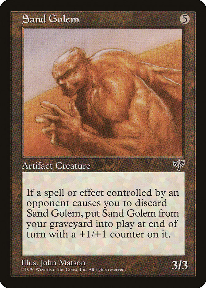 Sand Golem [Mirage] MTG Single Magic: The Gathering    | Red Claw Gaming