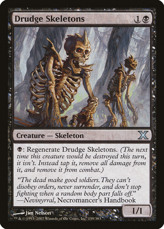 Drudge Skeletons [Tenth Edition] MTG Single Magic: The Gathering    | Red Claw Gaming