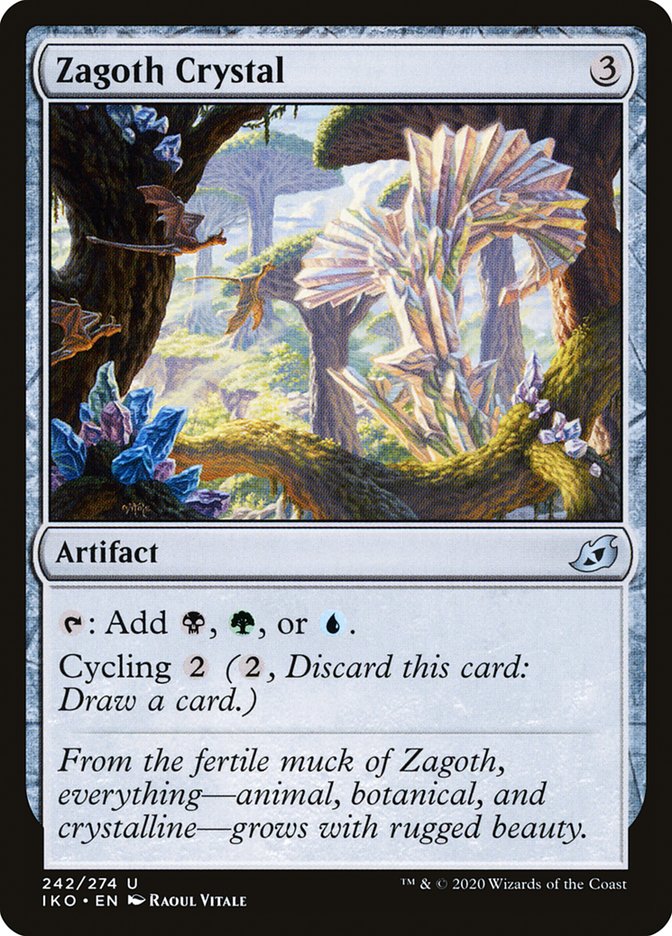Zagoth Crystal [Ikoria: Lair of Behemoths] MTG Single Magic: The Gathering    | Red Claw Gaming