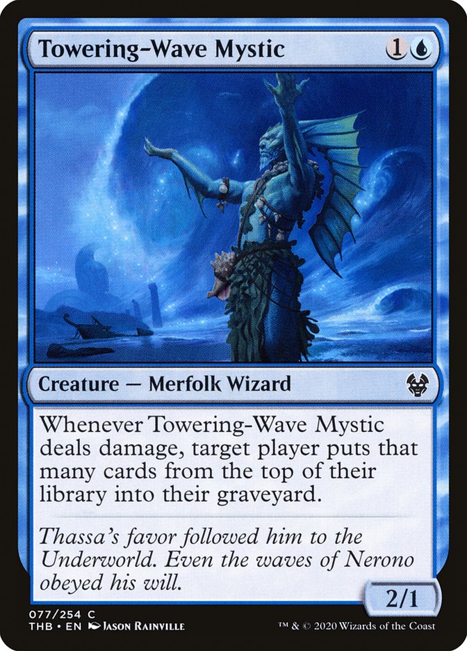 Towering-Wave Mystic [Theros Beyond Death] MTG Single Magic: The Gathering    | Red Claw Gaming